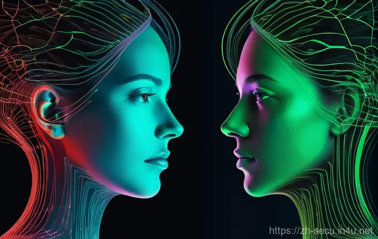 정보보안 실무와 최신 보안 트렌드의 연계성 - **Prompt:** "A professional, high-tech scene depicting a man (mid-30s, Caucasian, wearing a modern b...