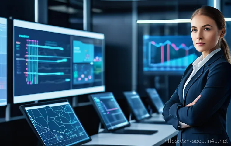 정보보안 자격증으로 가능했던 직무 전환 경험담 - **Image Prompt 2: The Dedicated Learner's Journey**
    A focused female professional, late 20s, is ...